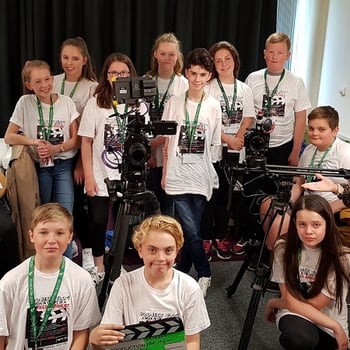 The students from the Toot Hill media studies class came to Skeleton for a half-day of interactive learning called PROJECT VLOG.