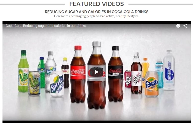 An example from Coca-Cola.